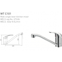 ECT Mobi Single Lever Kitchen Mixer 